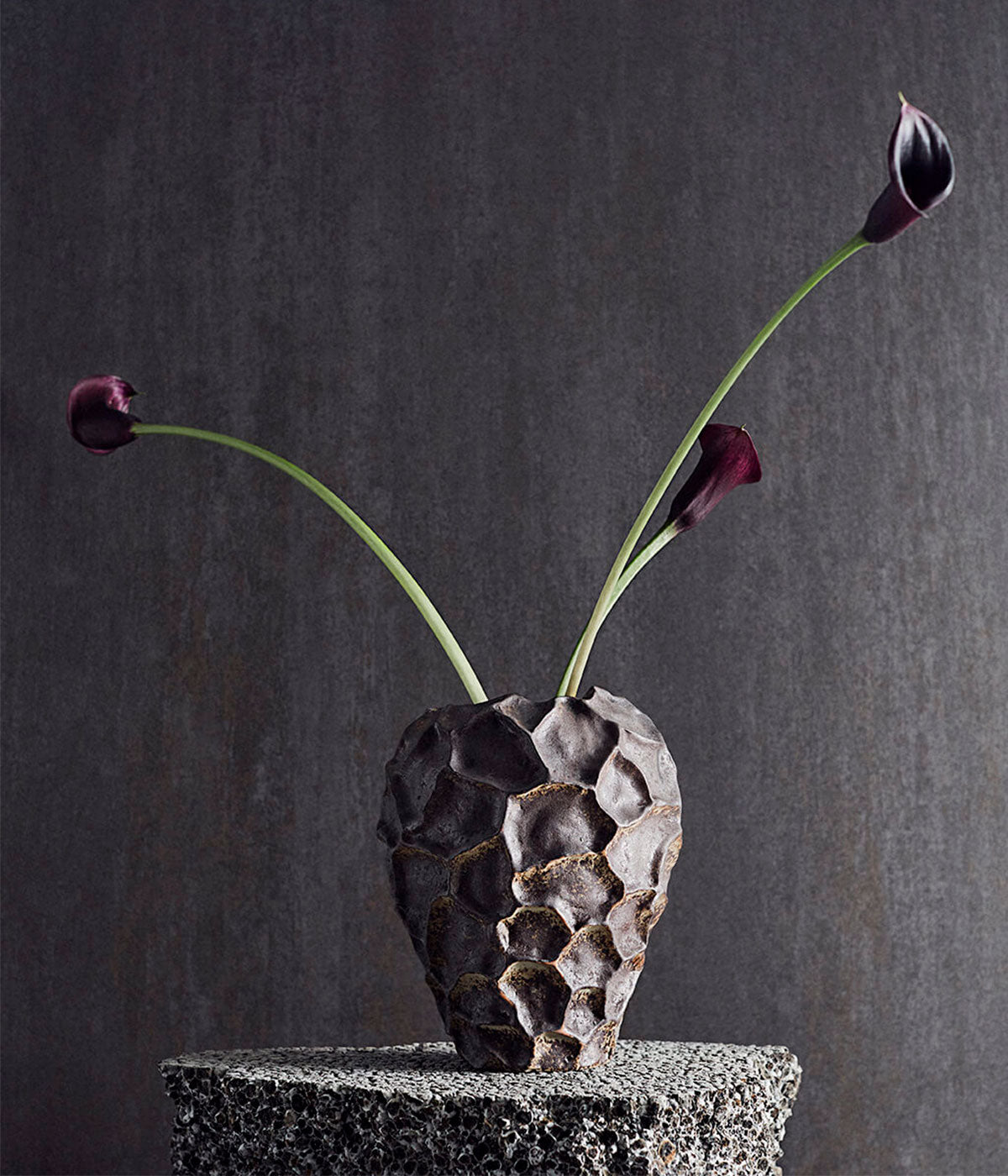 Muubs Vase Soil Chokolade