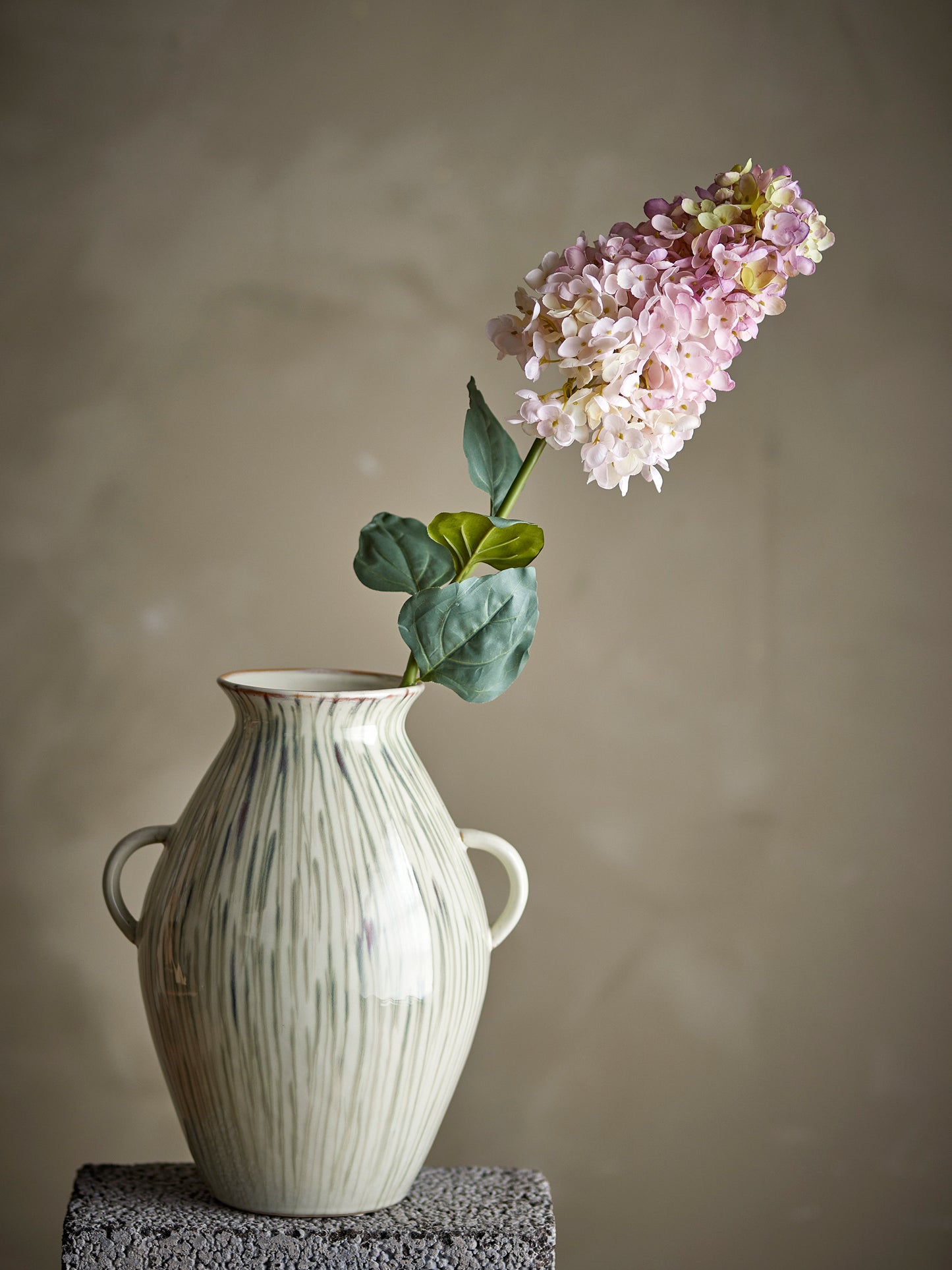 Hydrangea Stilk, Rosa, Kunstige Blomster