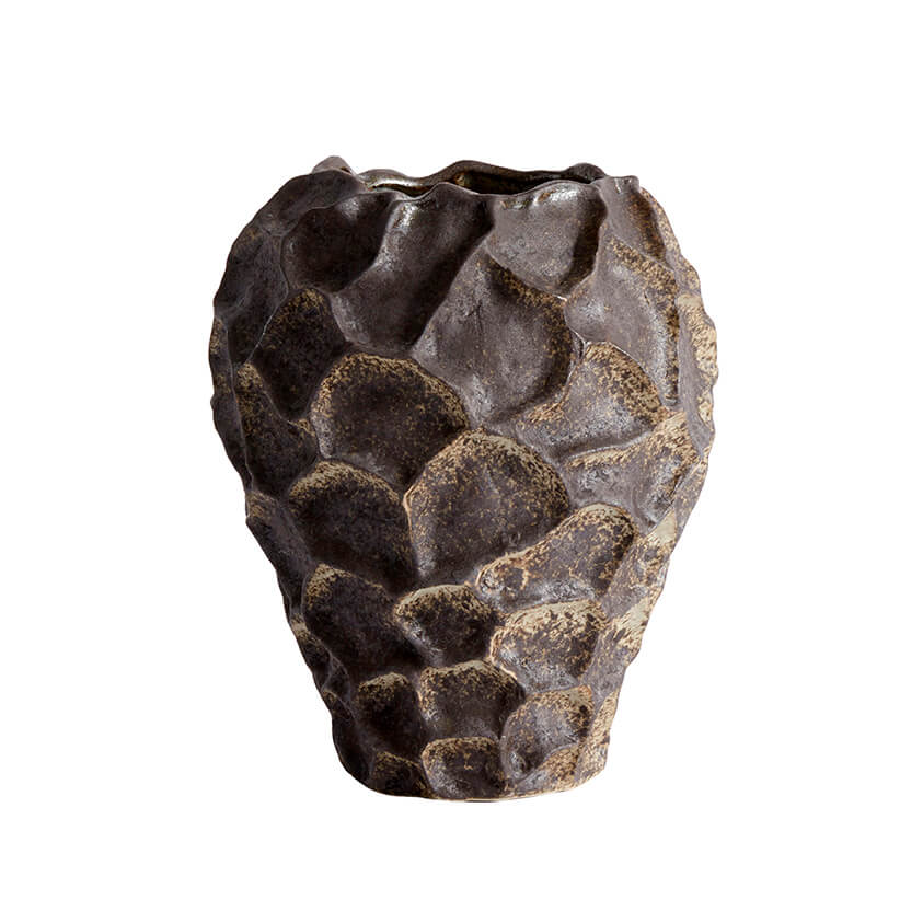 Muubs Vase Soil Chokolade
