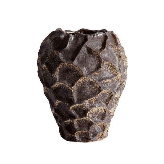 Muubs Vase Soil Chokolade