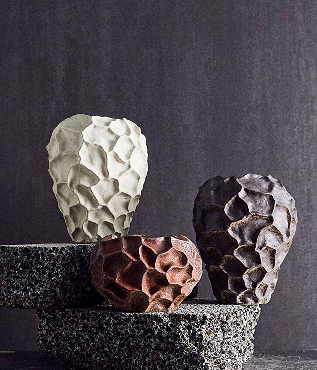 Muubs Vase Soil Chokolade