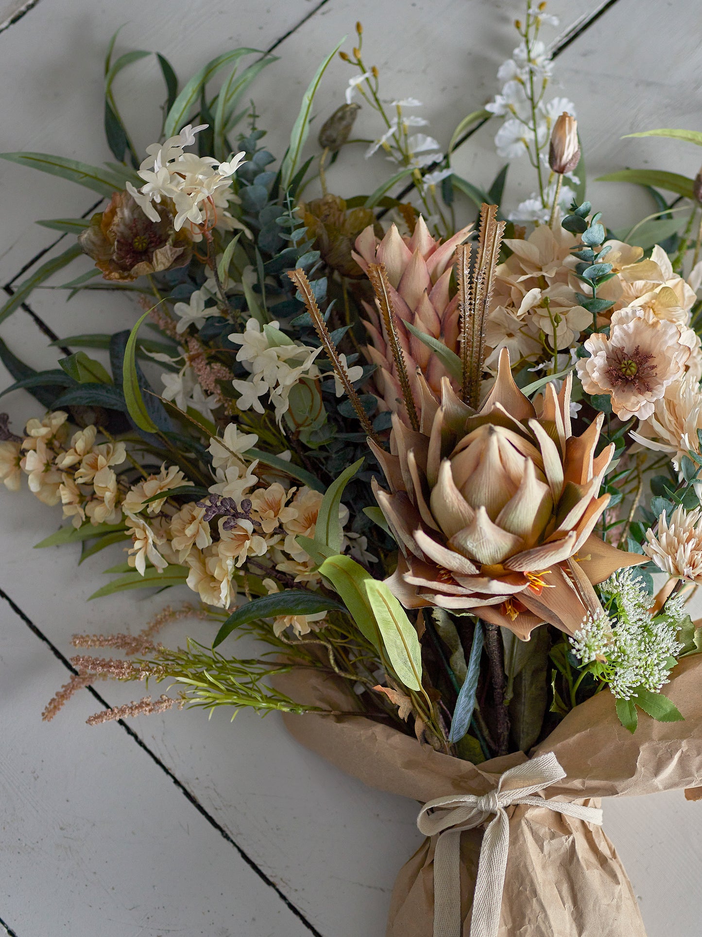 Eucalyptus Stilk, Grøn, Kunstige Blomster