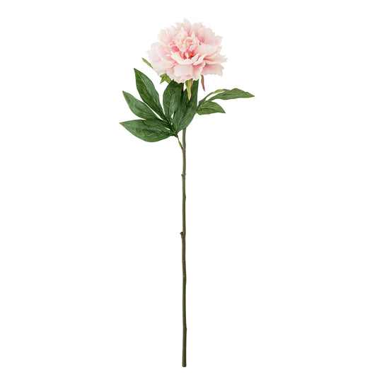 Peony Stilk, Rosa, Kunstige Blomster